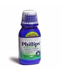 Bayer Laxative Phillips'® Milk of Magnesia Mint Flavor Liquid 12 oz. 400 mg / 5 mL Strength Magnesium Hydroxide