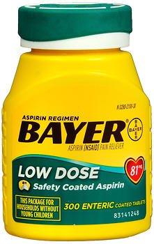 Bayer Pain Relief Bayer® 81 mg Strength Aspirin Tablet 300 per Bottle