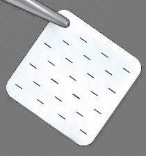 Integra Lifesciences Dermal Repair Scaffold PriMatrix® Fenestrated Collagen 2.3 X 2.3 Inch