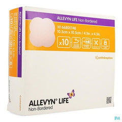 Smith & Nephew Silicone Foam Dressing Allevyn Life 4 X 4 Inch Square Non-Adhesive without Border Sterile