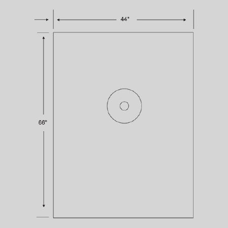 Welmed Slush and Warmer Disc Drape 44 X 66 Inch Dual Slush and Warming Systems