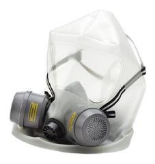 Honeywell Safety Products Honeywell North CBRN Emergency Escape Respirator Hood NIOSH Full Face Pull On Closure One Size Fits Most Clear