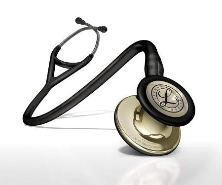 3M Cardiology Stethoscope 3M™ Littmann® Cardiology IV™ Black 1-Tube 22 Inch Tube Double-Sided Chestpiece