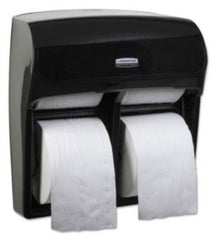Kimberly Clark Toilet Tissue Dispenser K-C PROFESSIONAL MOD Black Smoke Plastic Manual Pull 4 Standard Rolls Wall Mount - M-1062520-1216 - Case of 1