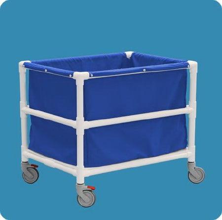 IPU Laundry Truck Without Shelves PVC Heavy Duty Casters - M-1062627-3620 - Each