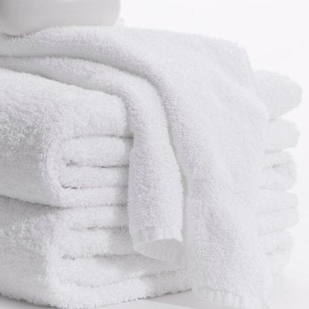 Standard Textile Washcloth Classic Dobby 13 X 13 Inch White Reusable