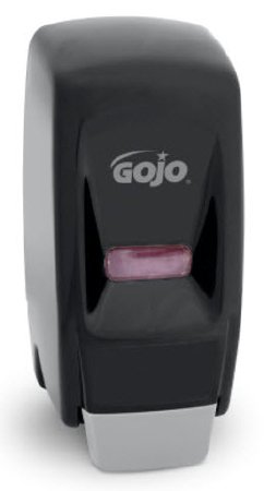 GOJO Hand Hygiene Dispenser GOJO® 800 Series Black Plastic Manual Push 800 mL Wall Mount - M-1062783-2684 - Case of 12