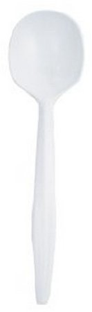 Saalfeld Redistribution Spoon Spring Grove™ Medium Weight White Polypropylene