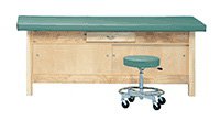 Bailey Treatment Table With Cabinet Fixed Height