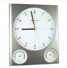 Cole-Parmer Inst. Clock / Hygrometer / Thermometer Traceable® 1 X 11 X 12-1/2 12 Hour Analog Display Battery Powered