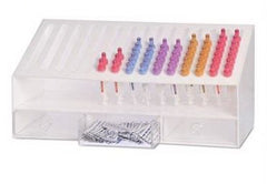 Market Lab Inc Channel Tube Dispenser MarketLab White Plastic Manual 13mm / 16mm Counter - M-1063687-4680 - Each