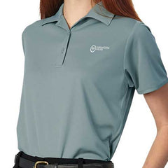Fashion Seal Uniforms Polo Shirt Medium Pewter Short Sleeve Female