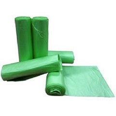 Colonial Bag Corporation Trash Bag Degrade-Away™ 32 gal. Green HDPE 12 Mic. 33 X 45 Inch X-Seal Bottom Coreless Roll - M-1064166-1157 - Case of 250