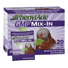 Nutricia North America PKU Oral Supplement PhenylAde® GMP Mix-In Unflavored 12.5 Gram Individual Packet Powder