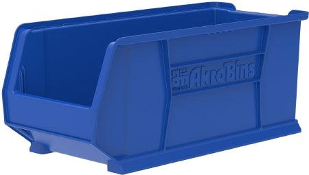 Akro-Mils Storage Bin Super-Size AkroBins® Blue Industrial Grade Polymers 10 X 11 X 23-7/8 Inch - M-1064397-2118 - CT/4