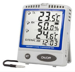 Cole-Parmer Inst. Digital Refrigerator / Freezer Thermometer with Alarm Traceable® Fahrenheit / Celsius -22° to +158°F (-30° to +70°C) Stainless Steel Probe Multiple Mounting Options Battery Operated