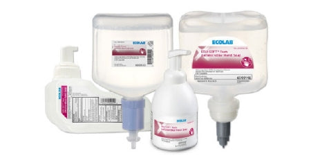 Ecolab Antimicrobial Soap Equi-Soft™ Foaming 750 mL Dispenser Refill Bottle Mild Scent