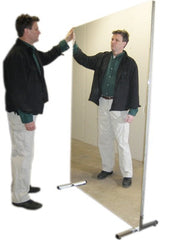 Fabrication Enterprises Stationary Mirror Ultra-Safe™ 24 X 96 Inch