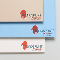 Fabrication Enterprises Splint Manosplint™ Wisconsin 1/8 X 18 X 24 Inch Thermoplastic Solid Beige