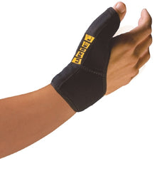 Fabrication Enterprises Thumb Brace Uriel® Adult One Size Fits Most Left or Right Thumb Black