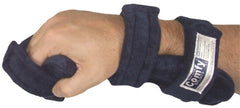 Fabrication Enterprises Resting Hand / Wrist Splint ComfySplints™ Foam / Terry Cloth / Steel Left or Right Hand Blue Large