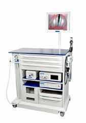 BR Surgical ENT Treatment Cabinet Otosmart Metal / Aluminum / Safety Laminated Glass 3 Drawers