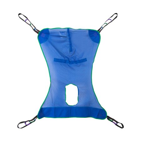 Full Body Commode Sling McKesson 4 or 6 Point Without Head Support Large 600 lbs. Weight Capacity