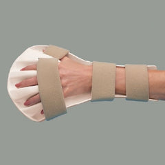 Patterson Medical Supply Anti-Spasticity Ball Splint Rolyan® Preformed Thermoplastic Left Hand Beige / Cream Large