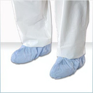 Alpha ProTech Shoe Cover Critical Cover® SureGrip® One Size Fits Most Shoe High Nonskid Sole Blue NonSterile