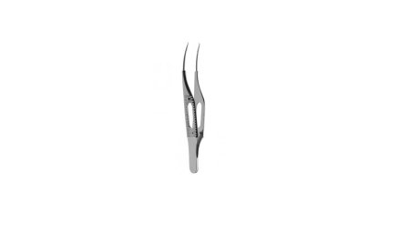 V. Mueller Corneal Forceps Harms-Colibri 4-1/4 Inch Length Stainless Steel Angled 45° 0.12 mm, 1 x 2 Teeth - M-1066208-1377 - Each