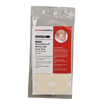 Corn Pad McKesson Pedi-Pads Size 101-A Adhesive - M-1066448-1601 - Pac ...