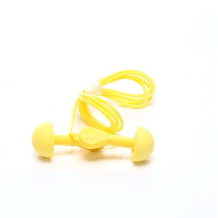 3M Ear Plugs 3M™ E-A-R™ EXPRESS™ Pod Plugs™ Corded One Size Fits Most Yellow / Blue