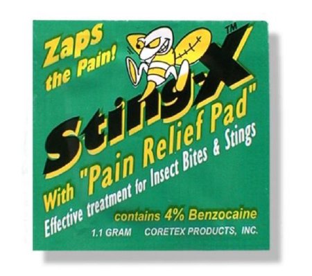 Coretex Products Sting and Bite Relief Sting X® Towelette