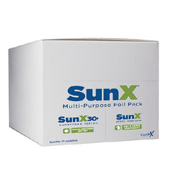 Coretex Products Sunscreen SunX® 30+ SPF 30 Individual Packet Lotion / Towelette