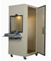 Ambco Electronics Audiometric Booth Eckel PreWired Electrical 36 X 36 X 68 Inch For use With Audiometer