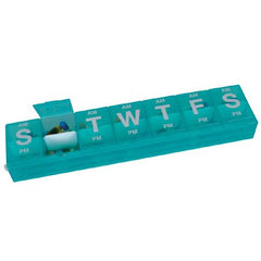 Apothecary Products Pill Organizer Locking 3X-Large 7 Day 2 Dose