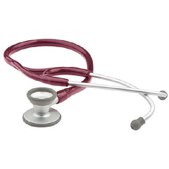 American Diagnostic Corp Cardiology Stethoscope Adscope® Burgundy 1-Tube 19 Inch Tube Double-Sided Chestpiece
