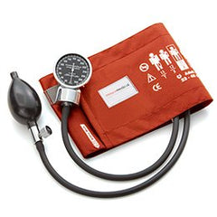 Aneroid Sphygmomanometer with Cuff McKesson Deluxe 2-Tube Pocket Size Hand Held Adult Large Cuff