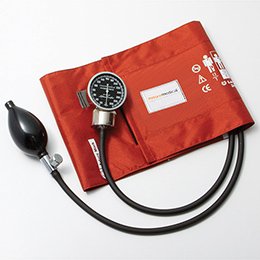 Aneroid Sphygmomanometer with Cuff McKesson Deluxe 2-Tube Pocket Size Hand Held Adult Large Cuff