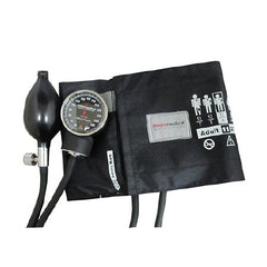 Aneroid Sphygmomanometer with Cuff McKesson Premium 2-Tube Pocket Size Hand Held Adult Large Cuff