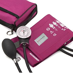 Aneroid Sphygmomanometer with Cuff McKesson Premium 2-Tube Pocket Size Hand Held Adult Large Cuff