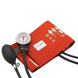 Aneroid Sphygmomanometer with Cuff McKesson Premium 2-Tube Pocket Size Hand Held Adult Large Cuff