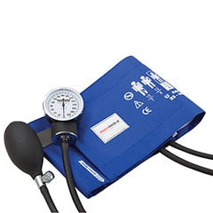 Aneroid Sphygmomanometer with Cuff McKesson Deluxe 2-Tube Pocket Size Hand Held Adult Large Cuff