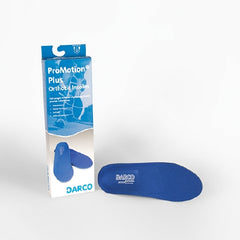 Darco International DARCO ProMotion® Plus Orthotic Insole Size 10 Polyester / Polypropylene / EVA / PORON® Foam Black / Blue Male 10 to 10-1/2 / Female 12 to 12-1/2