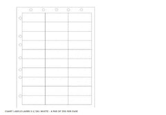 PDC Healthcare Blank Label pdc® Chart Tab White Paper 1 X 2-1/2 Inch - M-1068603-4019 - Box of 1