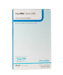DermaRite Industries Cellulose Dressing AquaRite™ Extra CMC Sodium Carboxymethyl Cellulose (CMC) 2 X 2 Inch