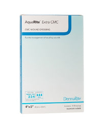 DermaRite Industries Cellulose Dressing AquaRite™ Extra CMC Sodium Carboxymethyl Cellulose (CMC) 2 X 2 Inch