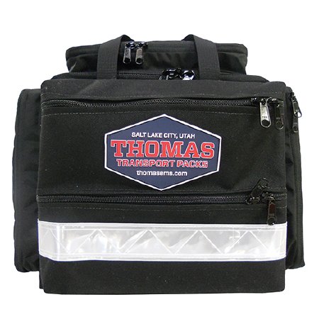 Thomas Transport Packs / EMS Emergency Bag Aeromed Pack Black 11 X 12 X 5 Inch - M-1069300-4230 - Each