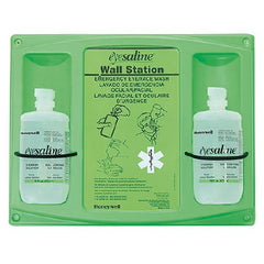 Honeywell Safety Products Eyewash Station Eyesaline® Double Wall Mount 16 oz.