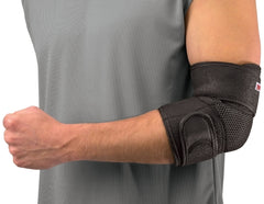 Mueller Sports Medicine Elbow Support Mueller® Adjustable Elbow One Size Fits Most Pull-On Left or Right Elbow 7 to 14 Inch Circumference